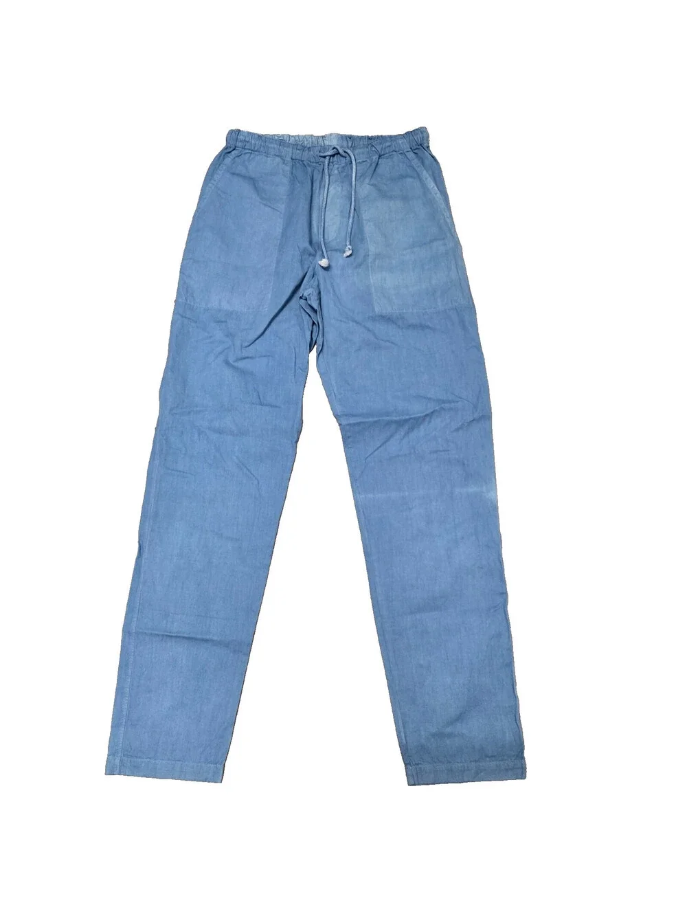 Industry of All Nations Natural Indigo 6Dips Button Fly Chino Pants Sx29 Organic